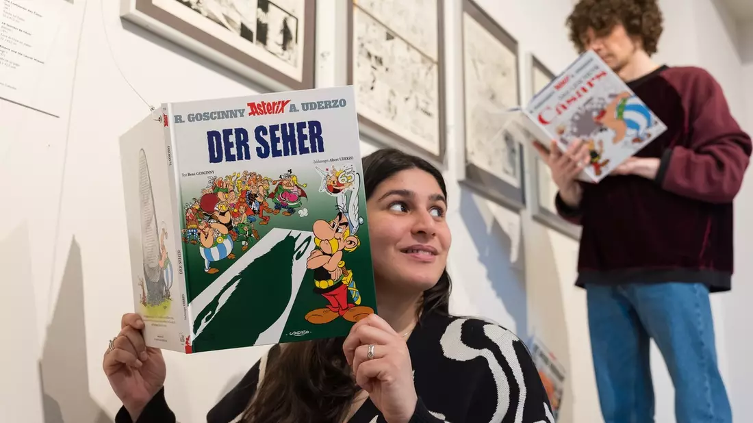 UDERZO - Von Asterix bis Zaubertrank / Ausstellung im Museum für Kommunikation Berlin vom 6. Februar bis 15. Juni 2025 - Bild: presseportal.de