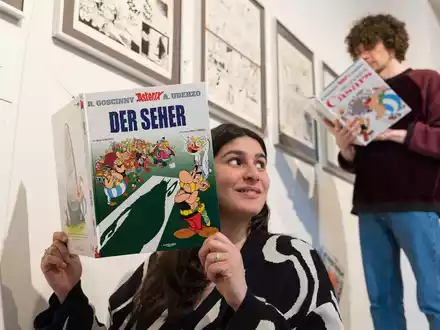 UDERZO - Von Asterix bis Zaubertrank / Ausstellung im Museum für Kommunikation Berlin vom 6. Februar bis 15. Juni 2025 - Foto: presseportal.de