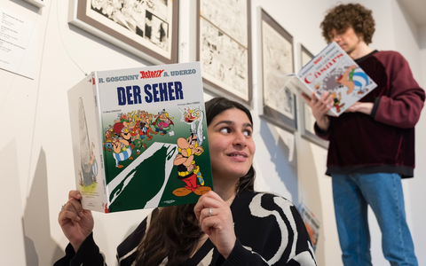 UDERZO - Von Asterix bis Zaubertrank / Ausstellung im Museum für Kommunikation Berlin vom 6. Februar bis 15. Juni 2025 - Foto: presseportal.de UDERZO - Von Asterix bis Zaubertrank / Ausstellung im Museum für Kommunikation Berlin vom 6. Februar bis 15. Juni 2025 - Foto: presseportal.de