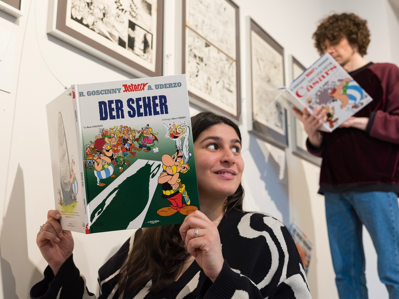 UDERZO - Von Asterix bis Zaubertrank / Ausstellung im Museum für Kommunikation Berlin vom 6. Februar bis 15. Juni 2025 - Foto: presseportal.de
