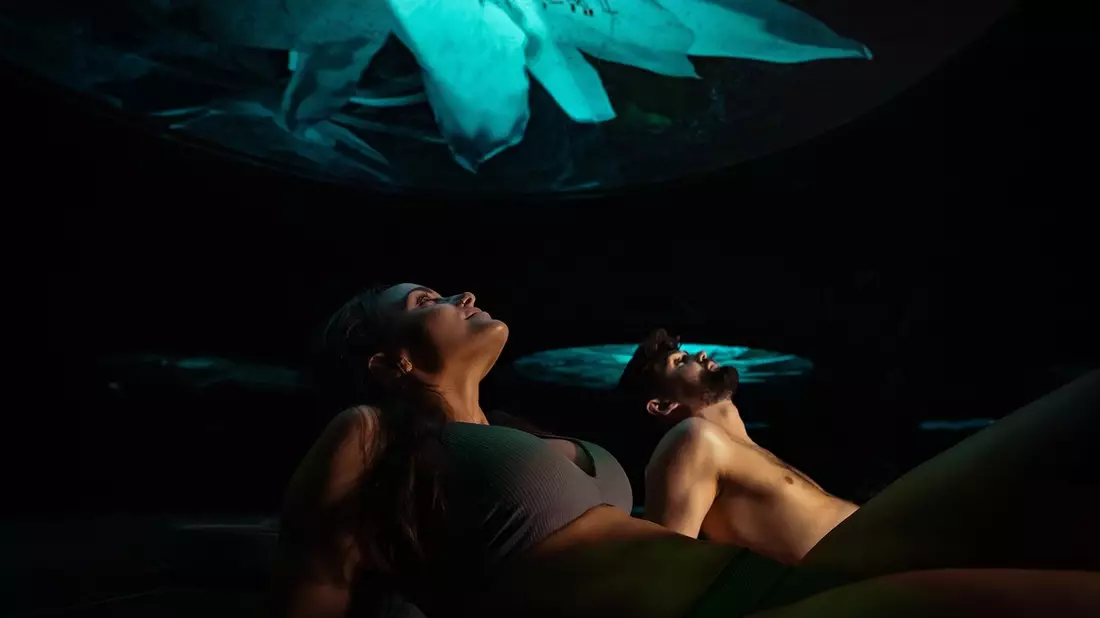 Immersive Erlebnisse: Mehr als nur Freizeitvergnügen? Studie weist auf positive körperliche und geistige Effekte von Forest Bathing: Lupuna in der Therme Euskirchen hin - Bild: presseportal.de