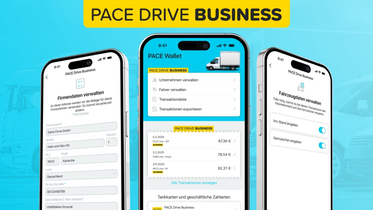 PACE Telematics führt PACE Drive Business ein: Die digitale Flottenkarte für effizientes Flottenmanagement - Foto: presseportal.de