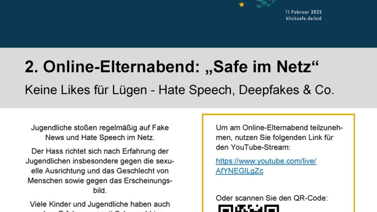 POL-COE: Kreis Coesfeld/Online-Elternabend der Beratungsstelle der Kriminalpolizei zum Safer Internet Day 2025 - Foto: presseportal.de
