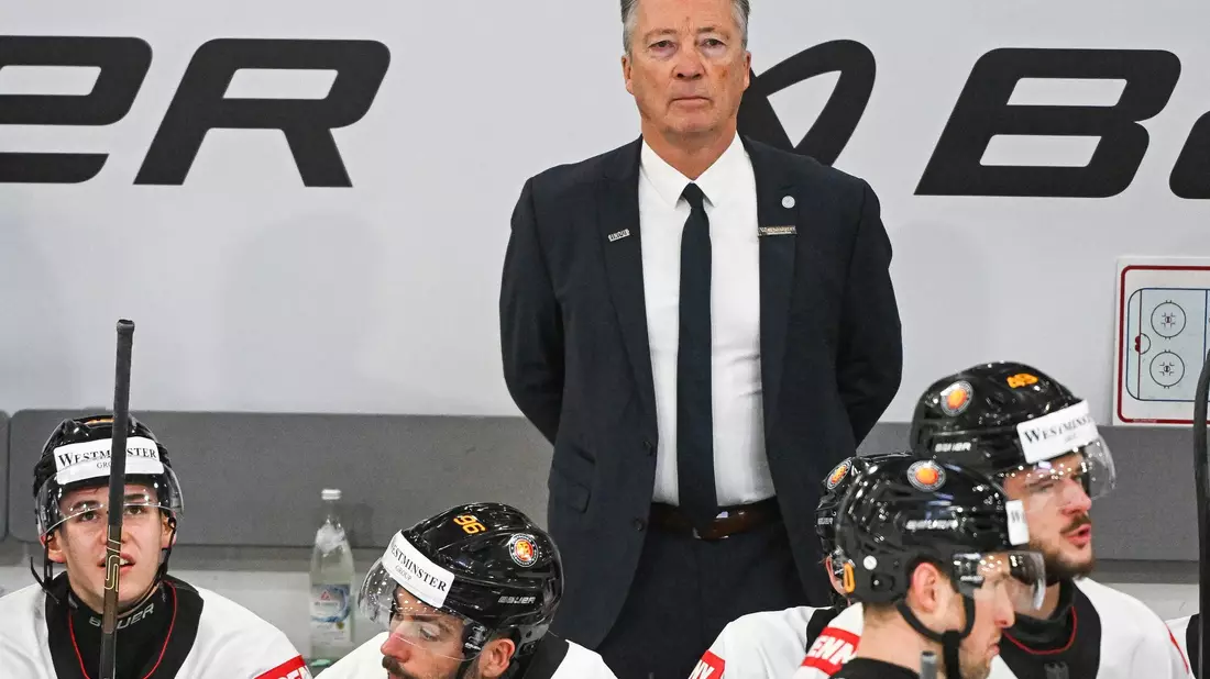 Das Perspektivteam der Eishockey-Nationalmannschaft verlor das erste von zwei Testspielen gegen die Slowakei. - Bild: Armin Weigel/dpa