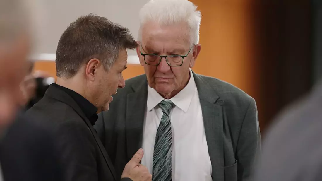 Robert Habeck und Winfried Kretschmann (Archiv) - Bild: über dts Nachrichtenagentur