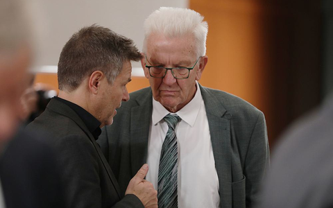 Robert Habeck und Winfried Kretschmann (Archiv) - Foto: über dts Nachrichtenagentur