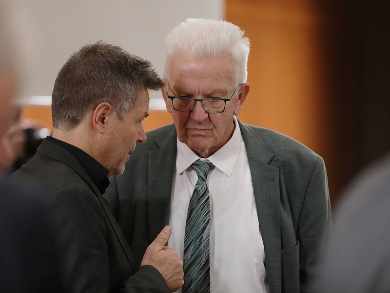Robert Habeck und Winfried Kretschmann (Archiv) - Foto: über dts Nachrichtenagentur