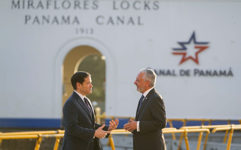 US-Außenminister Marco Rubio war erst vor wenigen Tagen in Panama zu Besuch. (Archivbild) - Foto: Mark Schiefelbein/POOL AP/dpa US-Außenminister Marco Rubio war erst vor wenigen Tagen in Panama zu Besuch. (Archivbild) - Foto: Mark Schiefelbein/POOL AP/dpa