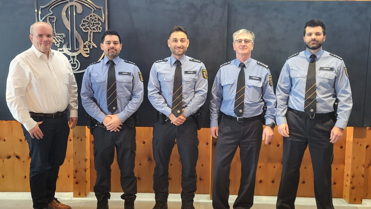 POL-PDLD: Wörth - Vorstellung der Bezirksbeamten für die Stadt Wörth am Rhein - Foto: presseportal.de