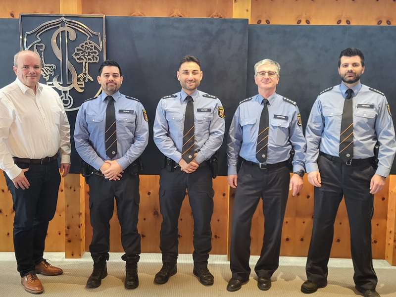 POL-PDLD: Wörth - Vorstellung der Bezirksbeamten für die Stadt Wörth am Rhein - Foto: presseportal.de