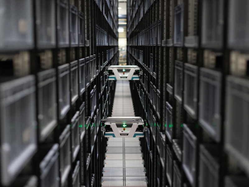 Exotec stellt die nächste Generation seines Skypod-Systems vor: Ein All-in-One-Roboter-basiertes AS/RS, das die Mehrzahl der Prozesse im Lager abdeckt - Foto: presseportal.de