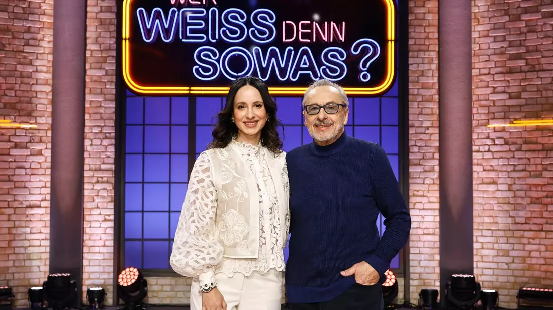 Vater-Tochter-Duell: Wolfgang und Stephanie Stumph bei Wer weiß denn sowas? - Das Wissensquiz vom 17. bis 21. Februar 2025, um 18:00 Uhr im Ersten - Bild: presseportal.de