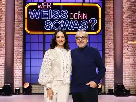 Vater-Tochter-Duell: Wolfgang und Stephanie Stumph bei Wer weiß denn sowas? - Das Wissensquiz vom 17. bis 21. Februar 2025, um 18:00 Uhr im Ersten - Foto: presseportal.de