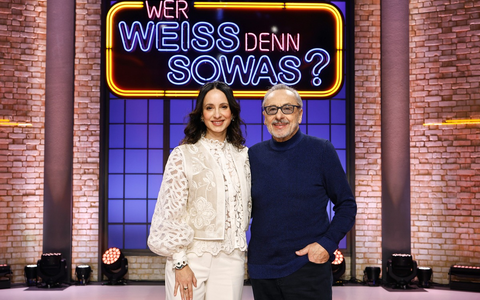 Vater-Tochter-Duell: Wolfgang und Stephanie Stumph bei Wer weiß denn sowas? - Das Wissensquiz vom 17. bis 21. Februar 2025, um 18:00 Uhr im Ersten - Foto: presseportal.de