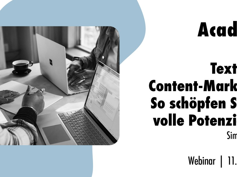 Text-KI im Content-Marketing: So schöpfen Sie das volle Potenzial aus / Ein Online-Seminar der news aktuell Academy - Foto: presseportal.de