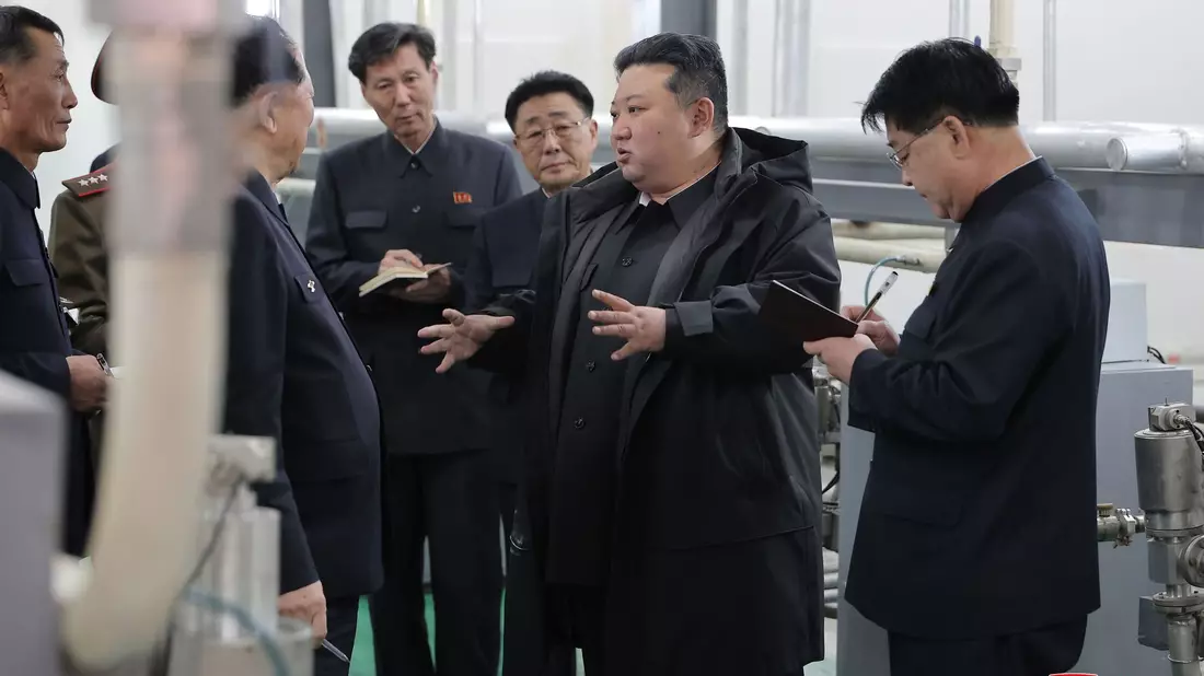 Laut Nordkoreas staatlicher Nachrichtenagentur KCNA ist das Atomprogramm des Landes nicht verhandelbar. (Archivbild) - Bild: Uncredited/KCNA/KNS/dpa