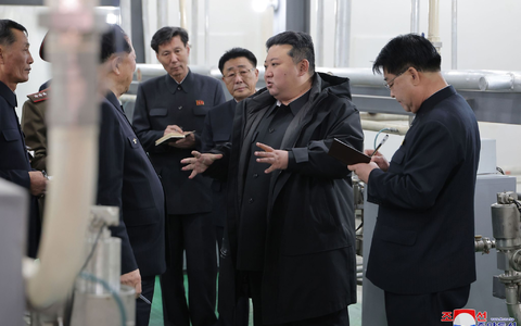Laut Nordkoreas staatlicher Nachrichtenagentur KCNA ist das Atomprogramm des Landes nicht verhandelbar. (Archivbild) - Foto: Uncredited/KCNA/KNS/dpa Laut Nordkoreas staatlicher Nachrichtenagentur KCNA ist das Atomprogramm des Landes nicht verhandelbar. (Archivbild) - Foto: Uncredited/KCNA/KNS/dpa
