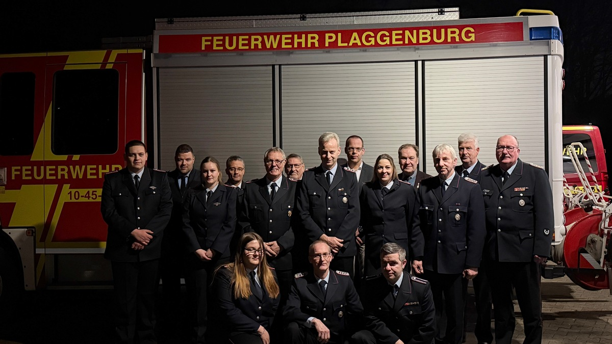 FW-AUR: Jahreshauptversammlung der Feuerwehr Plaggenburg - Foto: presseportal.de