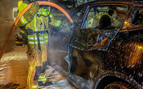FW Dresden: Mehrere Brände in der Dresdner Neustadt - Feuerwehr verhindert größere Schäden - Foto: presseportal.de