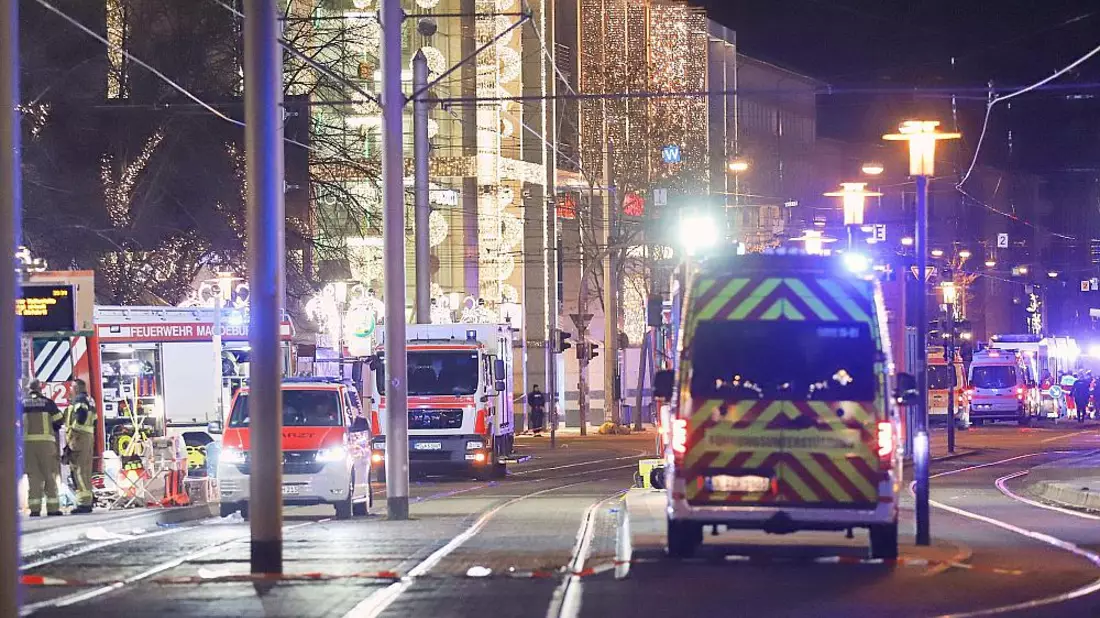 Auto rast auf Magdeburger Weihnachtsmarkt in Menschenmenge (Archiv) - Bild: über dts Nachrichtenagentur