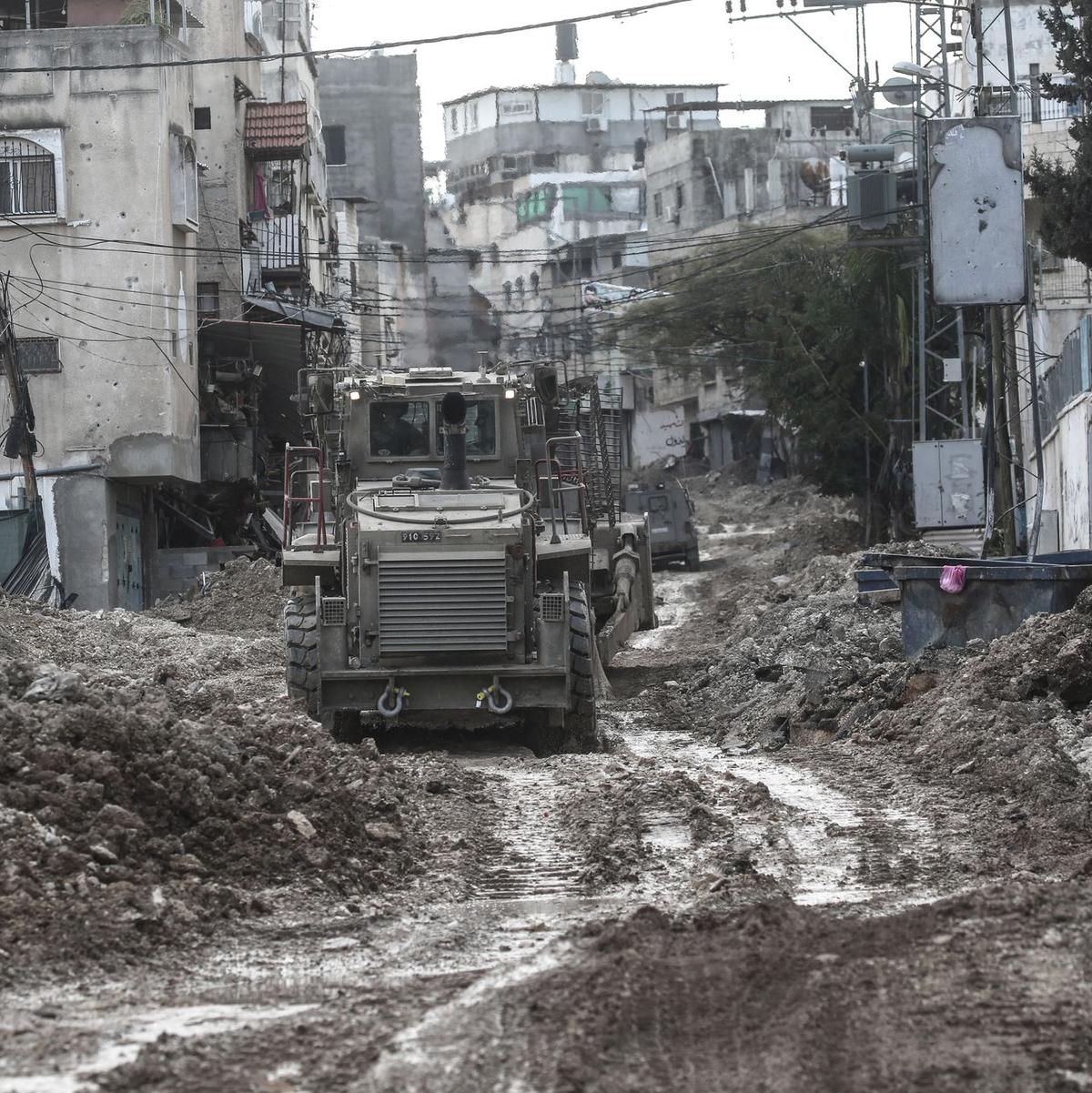 Die Operation «Eisenmauer» soll nach Worten von Israels Verteidigungsminister Israel Katz die «Terror-Infrastruktur in den Flüchtlingslagern zerschmettern».   - Foto: Nasser Ishtayeh/SOPA Images via ZUMA Press Wire/dpa