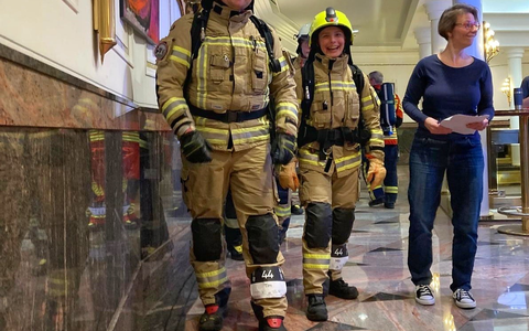 FW Konstanz: Feuerwehr Konstanz erfolgreich beim Ulmer Treppenlauf - Foto: presseportal.de