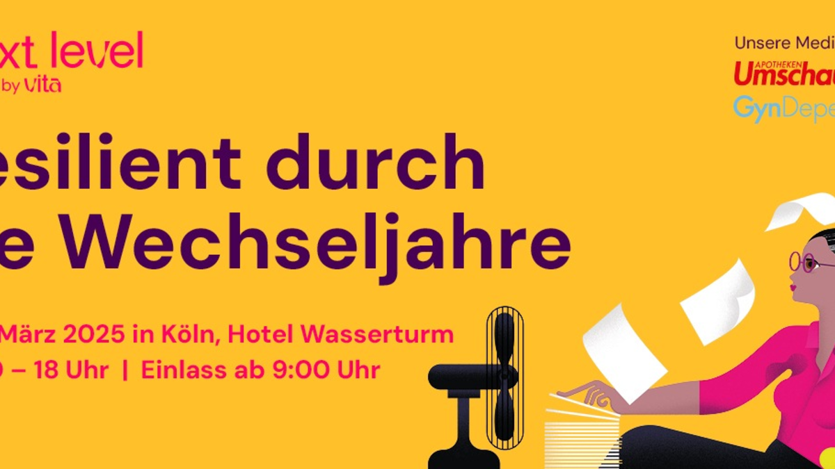 NEXXT LEVEL - ganztägige Publikums-Veranstaltung mit Top-Speaker:innen rund um Wechseljahre am 7. März 2025 in Köln / Tickets im Vorverkauf erhältlich, vergünstigte Kontingente für HR-Manager:innen - Foto: presseportal.de