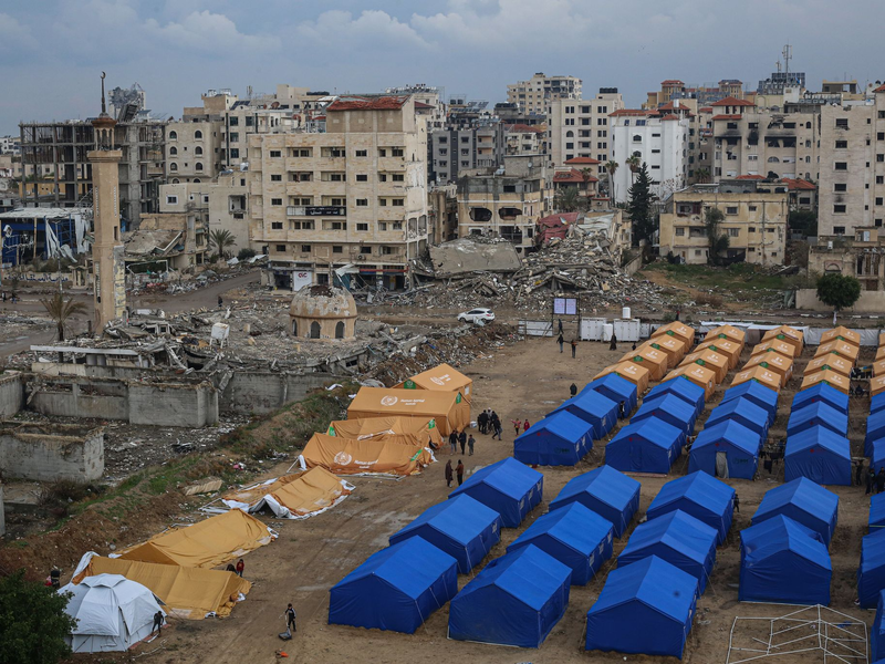 Zelte im Gazastreifen. (Archivbild) - Foto: Omar Ashtawy  Apaimages/APA Images via ZUMA Press Wire/dpa