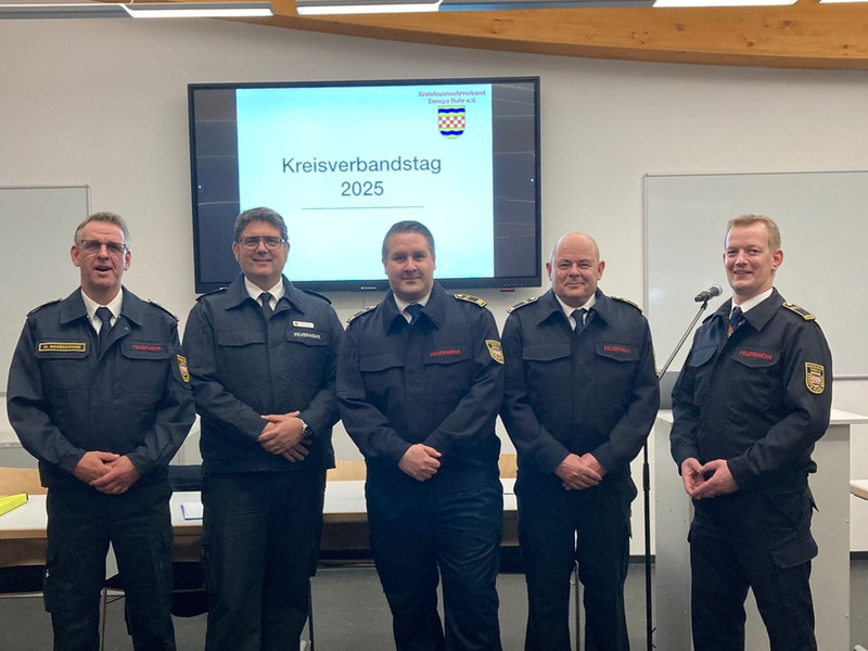 FW-EN: Kreisverbandstag der Feuerwehren im EN-Kreis - Neuer Vizepräsident gewählt - Foto: presseportal.de