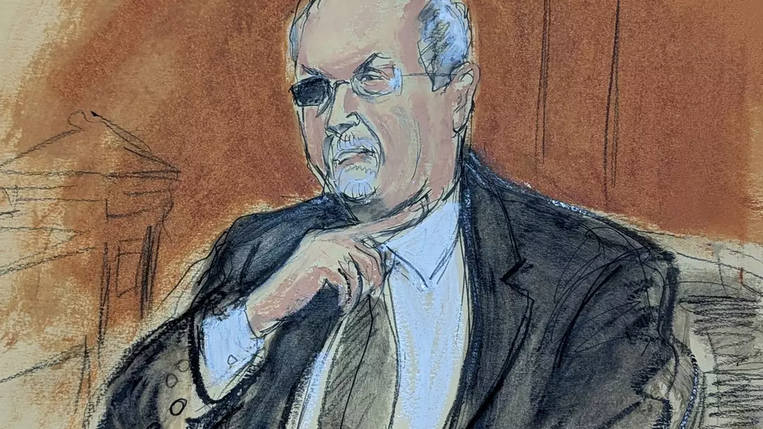 Vor Gericht traf Rushdie erneut auf jenen Mann, der ihm damals fast das Leben nahm. - Bild: Elizabeth Williams/AP/dpa
