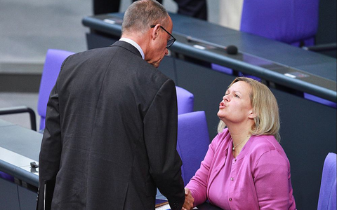 Friedrich Merz und Nancy Faeser (Archiv) - Foto: über dts Nachrichtenagentur