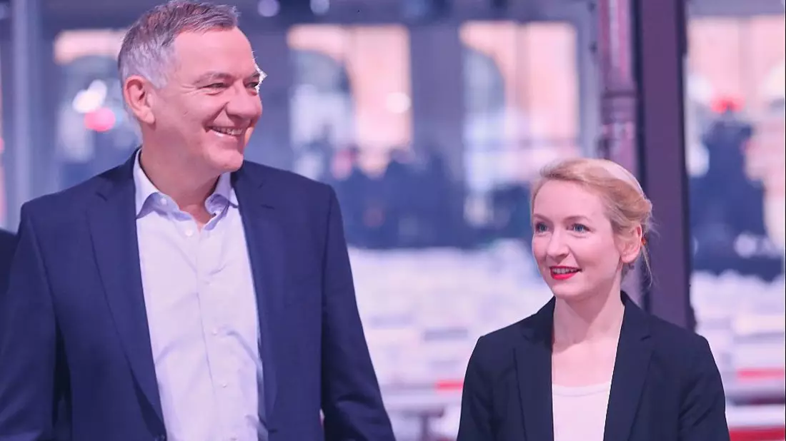 Jan van Aken und Ines Schwerdtner (Archiv) - Bild: über dts Nachrichtenagentur