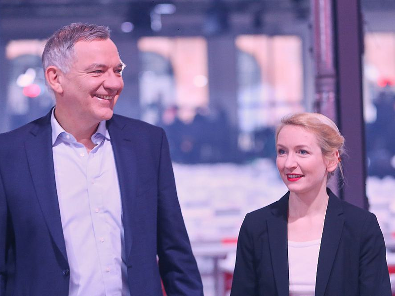 Jan van Aken und Ines Schwerdtner (Archiv) - Foto: über dts Nachrichtenagentur