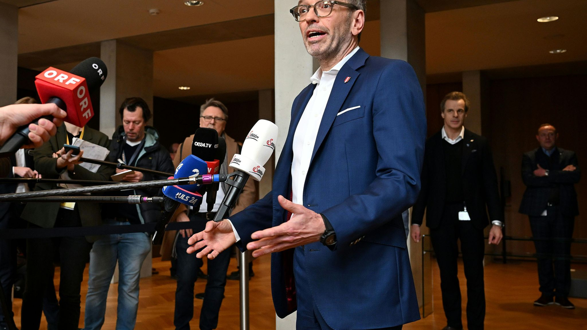 Kickl sieht die Schuld für die Gesprächsblockade bei den Konservativen. (Archivbild) - Foto: Helmut Fohringer/APA/dpa