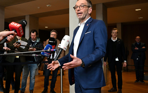 Kickl sieht die Schuld für die Gesprächsblockade bei den Konservativen. (Archivbild) - Foto: Helmut Fohringer/APA/dpa