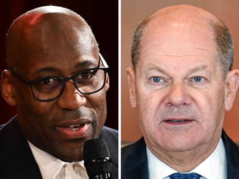 Kanzler Olaf Scholz nennt Berlins Kultursenator Joe Chialo auf einer Party einen Hofnarren. (Archivfoto) - Foto: Soeren Stache; Kay Nietfeld/dpa