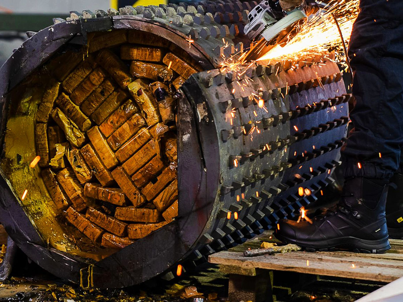Die Justiz in Luxemburg bestätigt einen großen Kokainfund in Straßenbaumaschinen. (Foto: Polizei Luxemburg) - Foto: -/Police Letzeburg/dpa