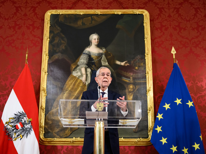 Der Präsident kritisiert die mangelnde Kompromissbereitschaft in der österreichischen Politik. - Foto: Max Slovencik/APA/dpa