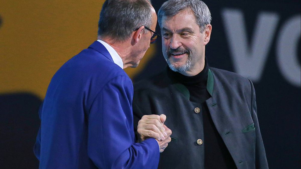 Friedrich Merz und Markus Söder (Archiv) - Foto: über dts Nachrichtenagentur