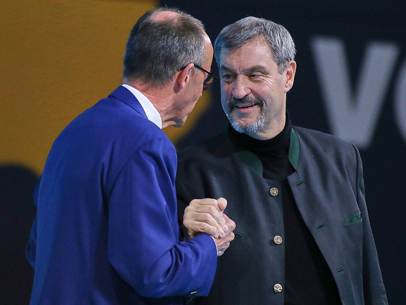 Friedrich Merz und Markus Söder (Archiv) - Foto: über dts Nachrichtenagentur