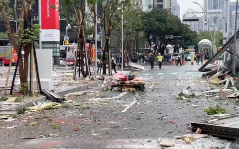 Mindestens vier Menschen starben bei der Explosion.  - Foto: Uncredited/TVBS/AP/dpa