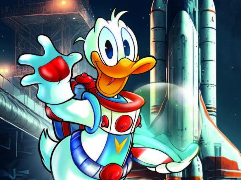Galaxien, Gags und Donald Duck - im Lustigen Taschenbuch SPACE! - Foto: presseportal.de