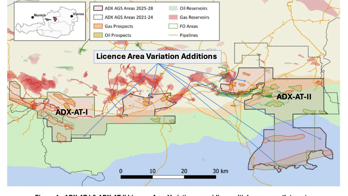 ADX justiert Lizenzgebiete in OÖ - Foto: ADX Energy über pressetext.de