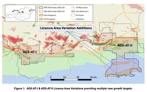 ADX justiert Lizenzgebiete in OÖ - Foto: ADX Energy über pressetext.de