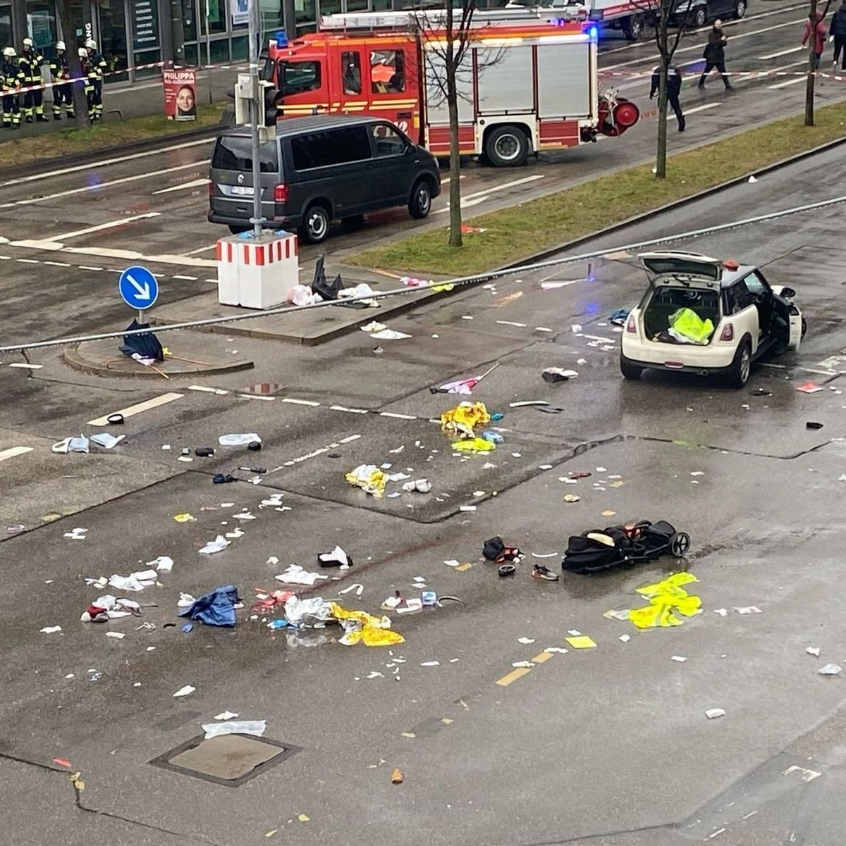 Mindestens 28 Menschen wurden bei dem Vorfall verletzt.  - Foto: Alexa Gräf/dpa