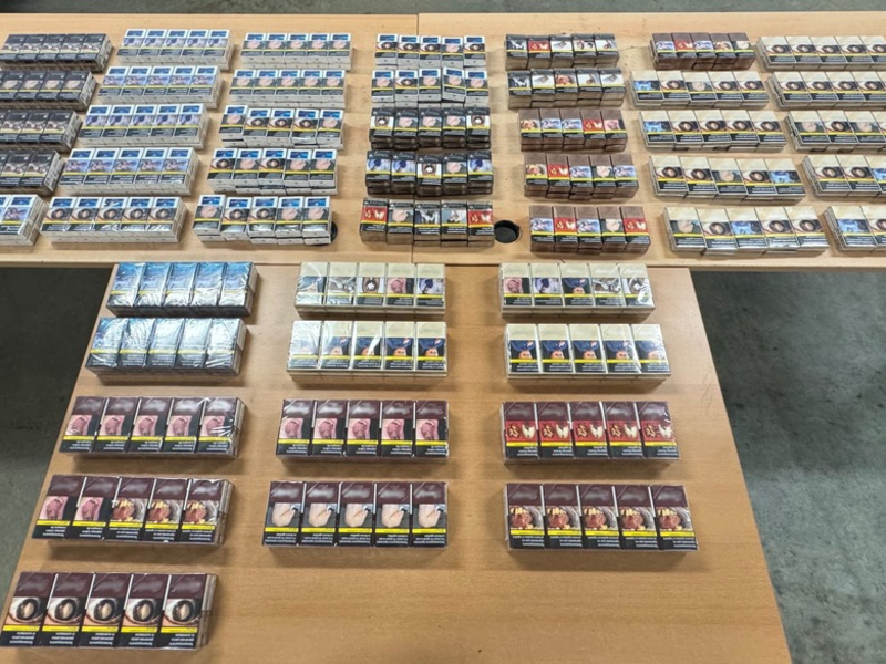 HZA-SW: Dem Zoll ins Netz gegangen - 11.600 Stück unversteuerte Zigaretten aus dem Verkehr gezogen - Foto: presseportal.de