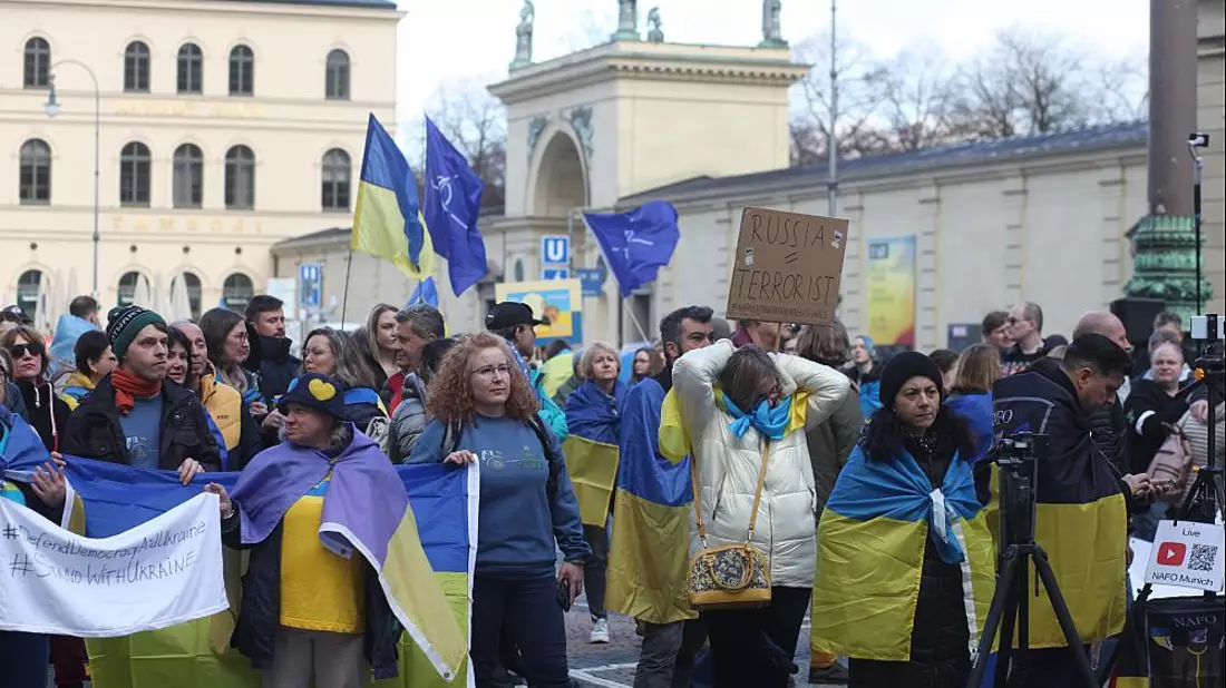 Pro-Ukraine-Demo (Archiv) - Bild: über dts Nachrichtenagentur