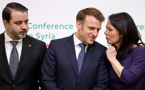 Frankreich hat mit der Syrienkonferenz die Initiative ergriffen für eine international abgestimmte Hilfe für das Land. - Foto: Ludovic Marin/Pool AFP/AP/dpa Frankreich hat mit der Syrienkonferenz die Initiative ergriffen für eine international abgestimmte Hilfe für das Land. - Foto: Ludovic Marin/Pool AFP/AP/dpa