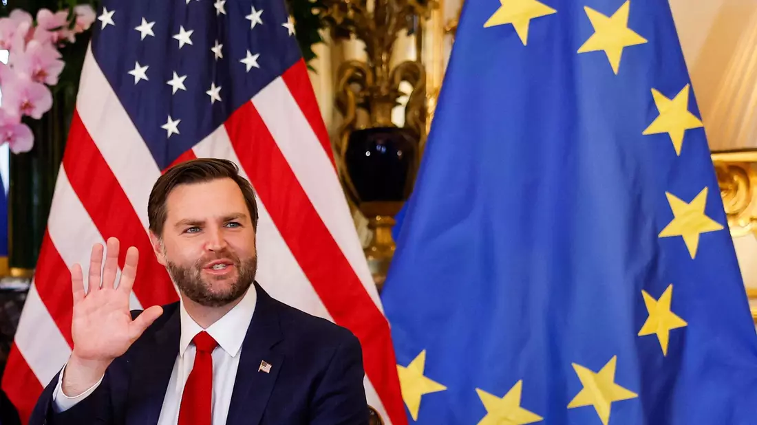 US-Vizepräsident Vance wird mit großer Spannung in München erwartet.  - Bild: Ian Langsdon/AFP/dpa