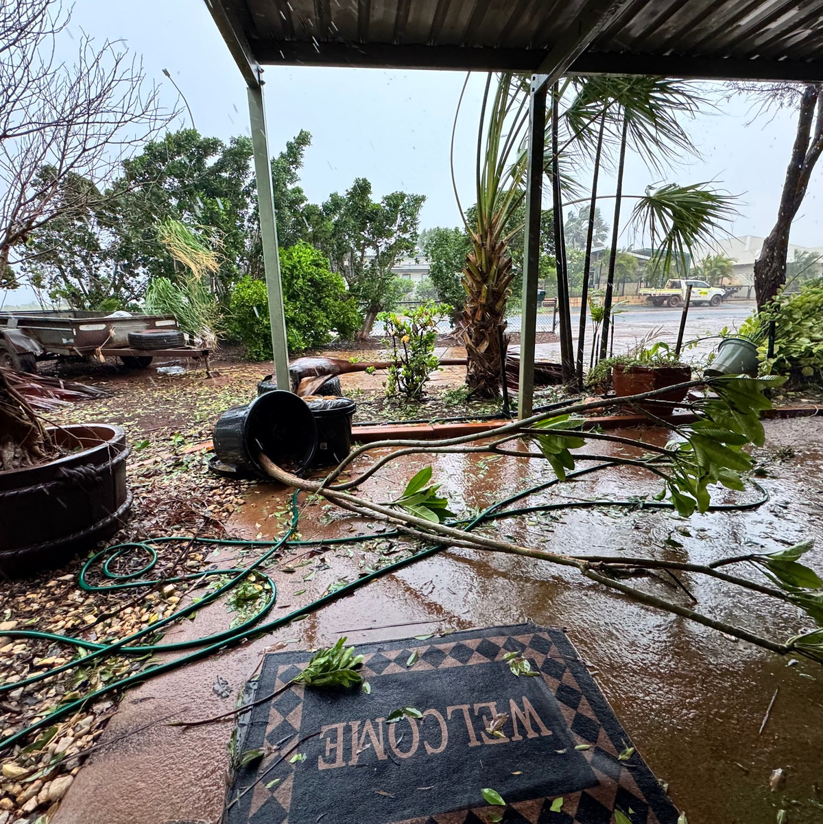 Die Küstenstadt Port Hedland war besonders betroffen. - Foto: Tracey Heimberger/TRACEY HEIMBERGER/AAP/dpa
